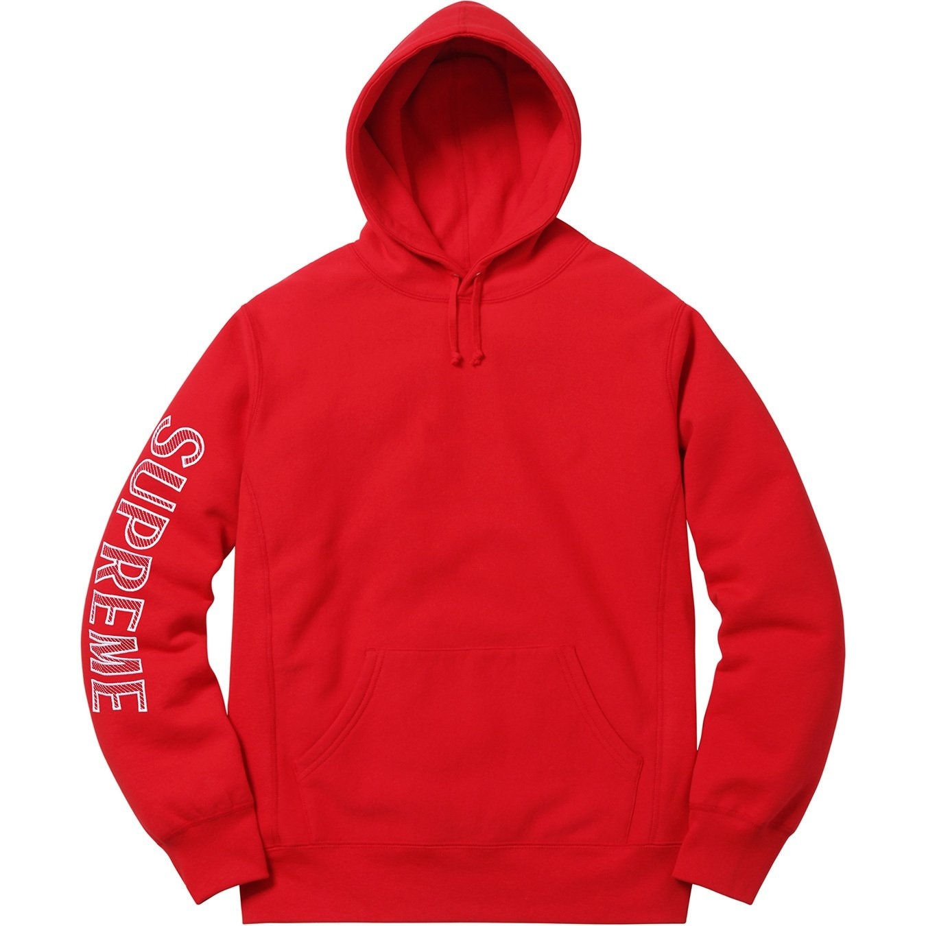 Sleeve Embroidery Hooded Sweatshirt view 10